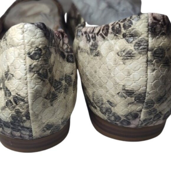 Kaari Blue - Jessica - Snakeskin Women's 6.5 Medium Flat Shoe Multi 3100012 - Picture 5 of 11